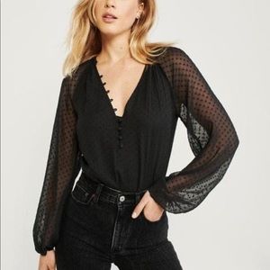 Abercrombie and Fitch Clipsy Dot Bodysuit